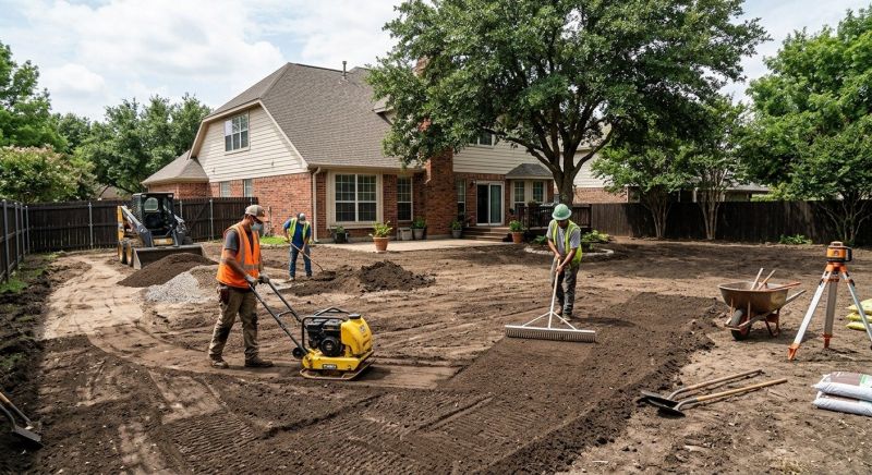 Lot Leveling in Houston, TX
