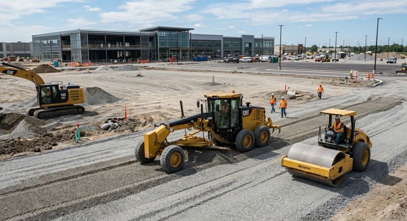 Parking Lot Gravel Repair in Park City, UT